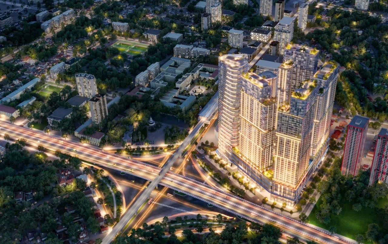 Phối cảnh dự án Sun Feliza Suites của tập đoàn Sun Group tại Cầu Giấy